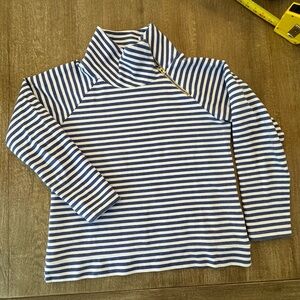 Duffield Lane 3/4 Sleeve Stripe Pullover